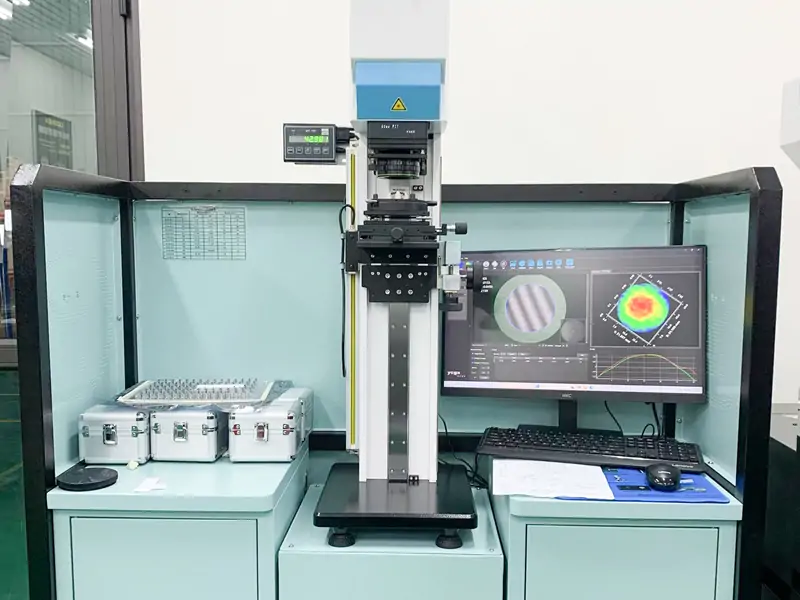 Laser interferometer for optical inspection