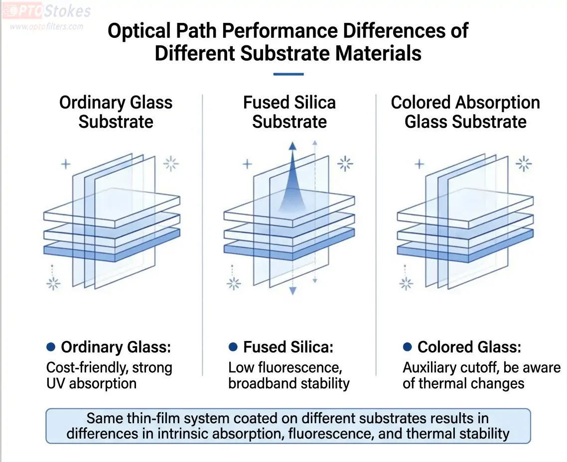 Substrate Selection in Interference Optical Filters: Impact on SNR and Optical Performance(pic1) Substrate Selection in Interference Optical Filters: Impact on SNR and Optical Performance(pic1)
